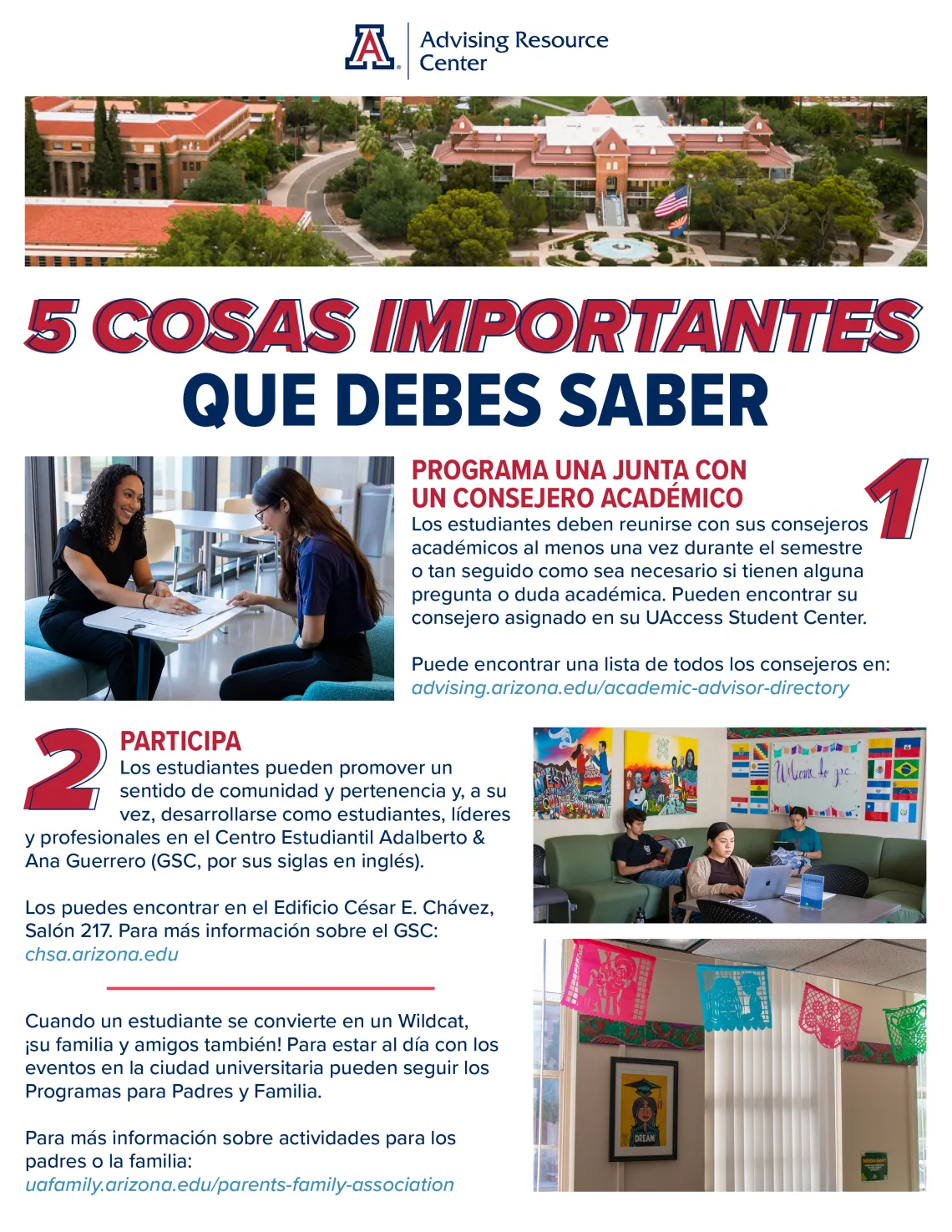 Page 1 of document titled "5 Cosas Importantes Que Debes Saber"